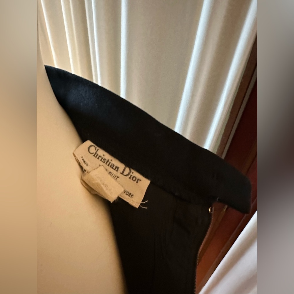 Christian Dior black skirt